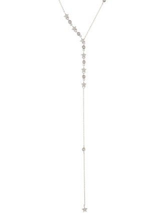 Necklace 14K Diamond Lavalier Drop Pendant Necklace