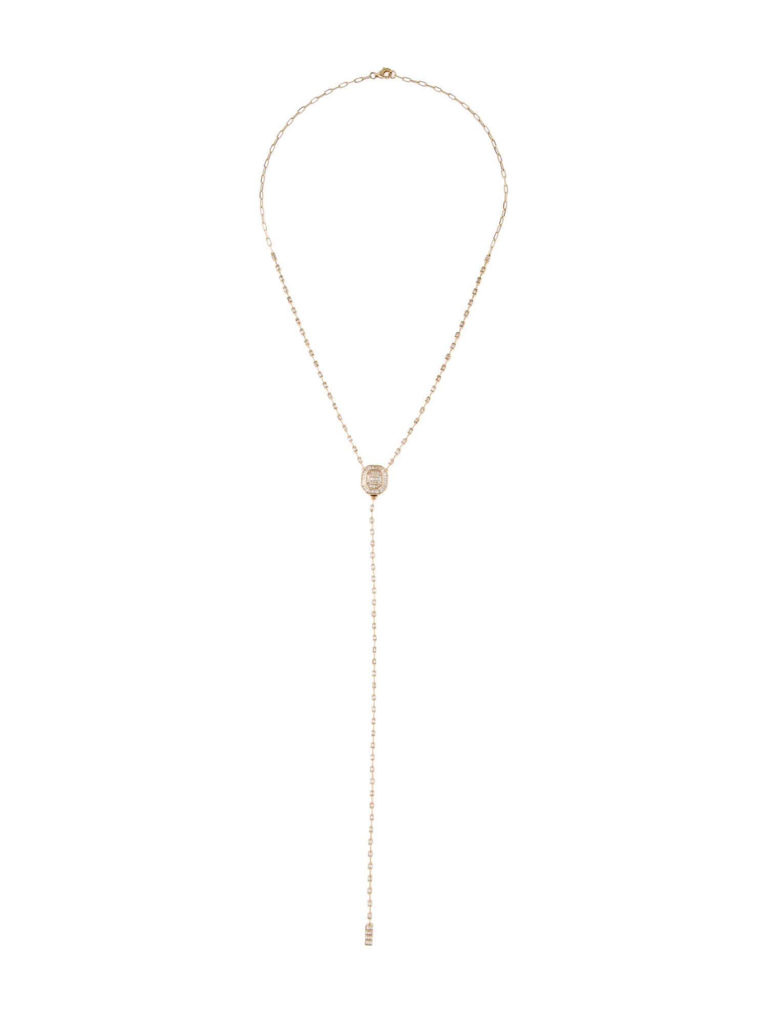 Necklace 14K 1.50ctw Diamond Lavalier