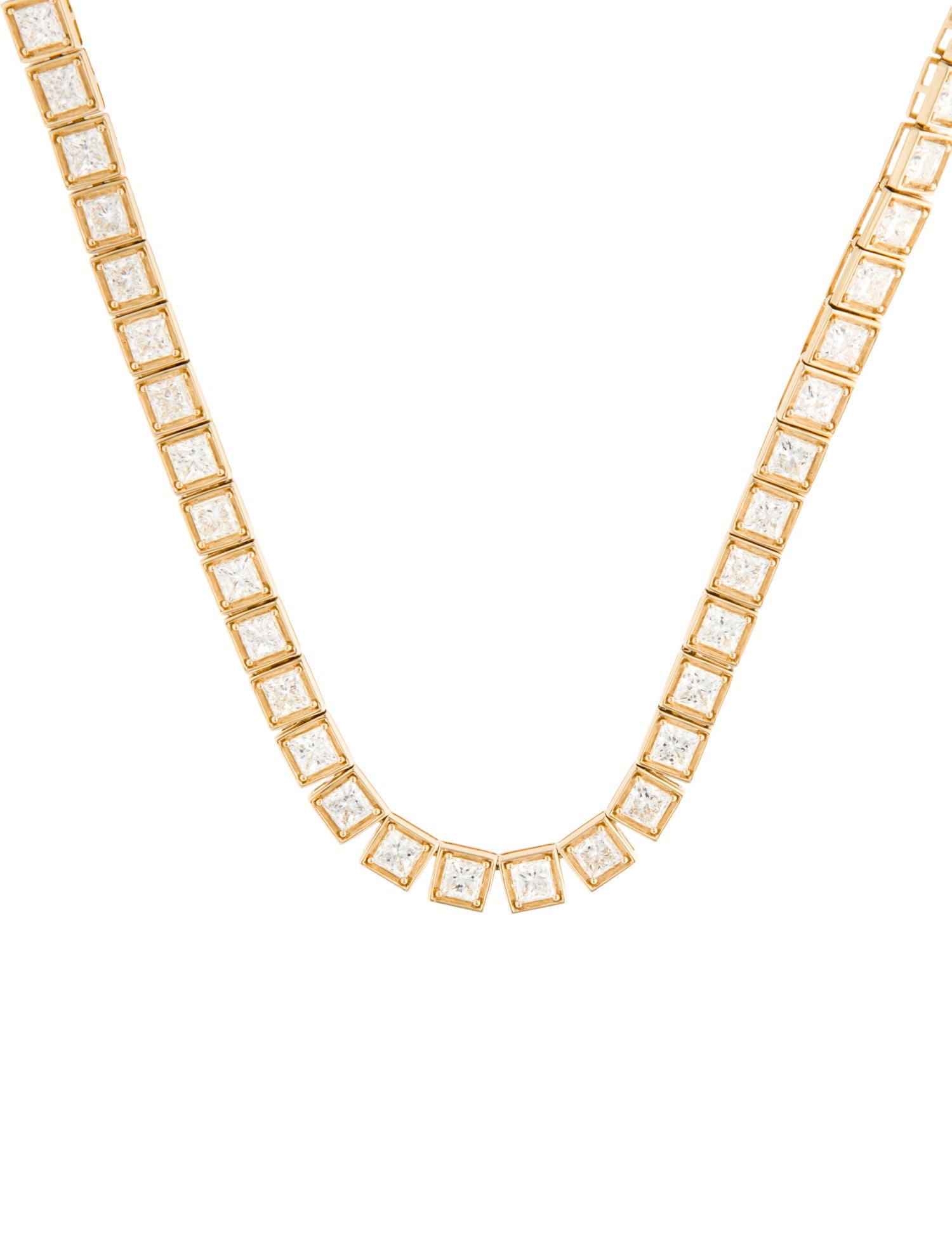 Necklace 18K 32.50ctw Diamond Collar