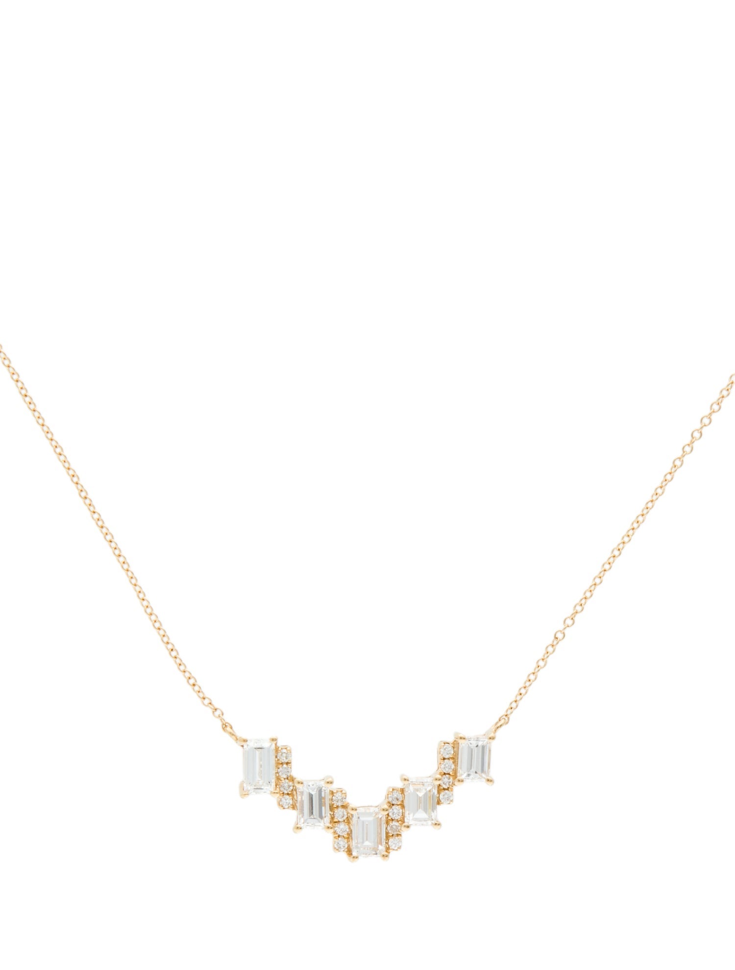 Necklace 14K Diamond Pendant Necklace
