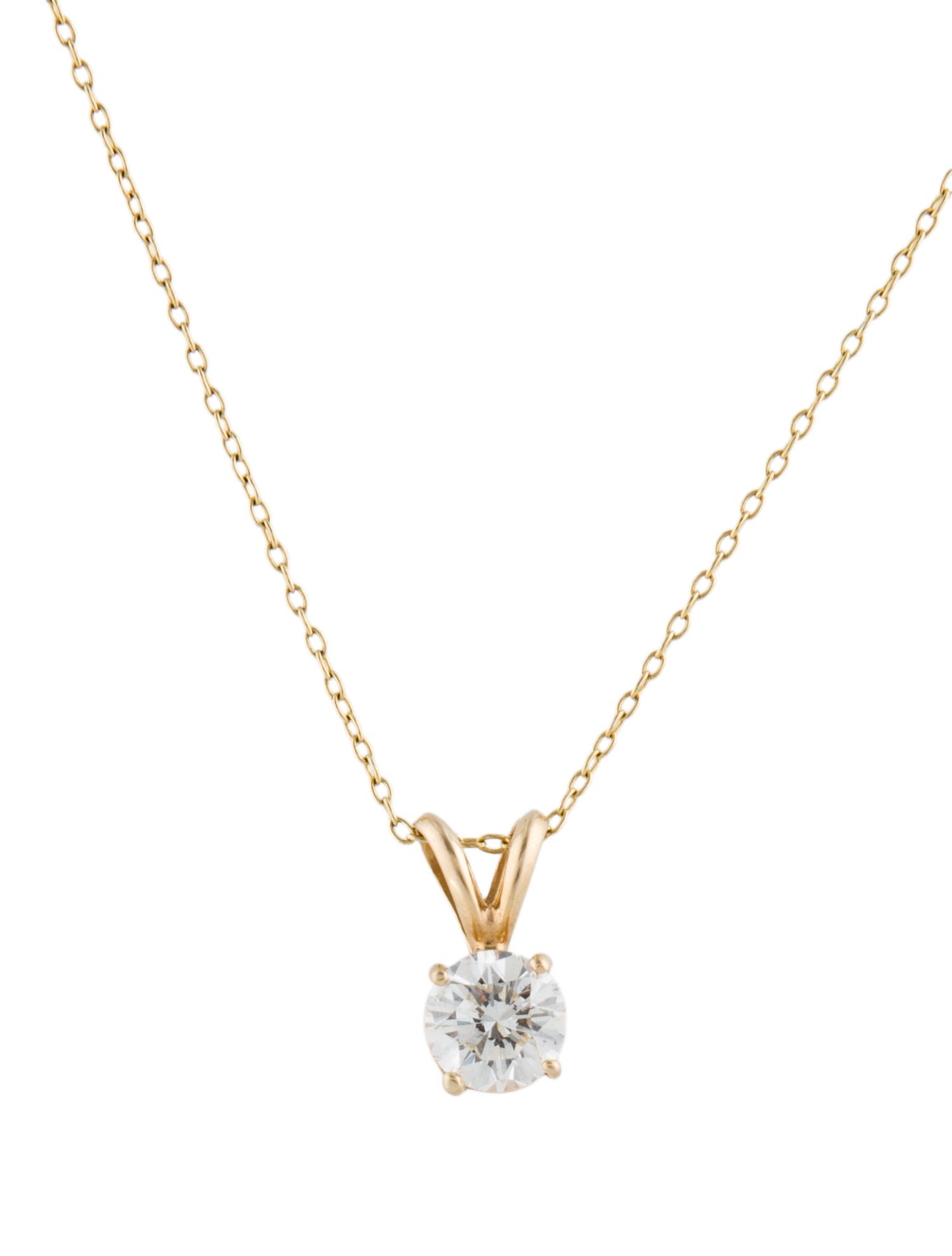 Necklace 14K Diamond Pendant Necklace