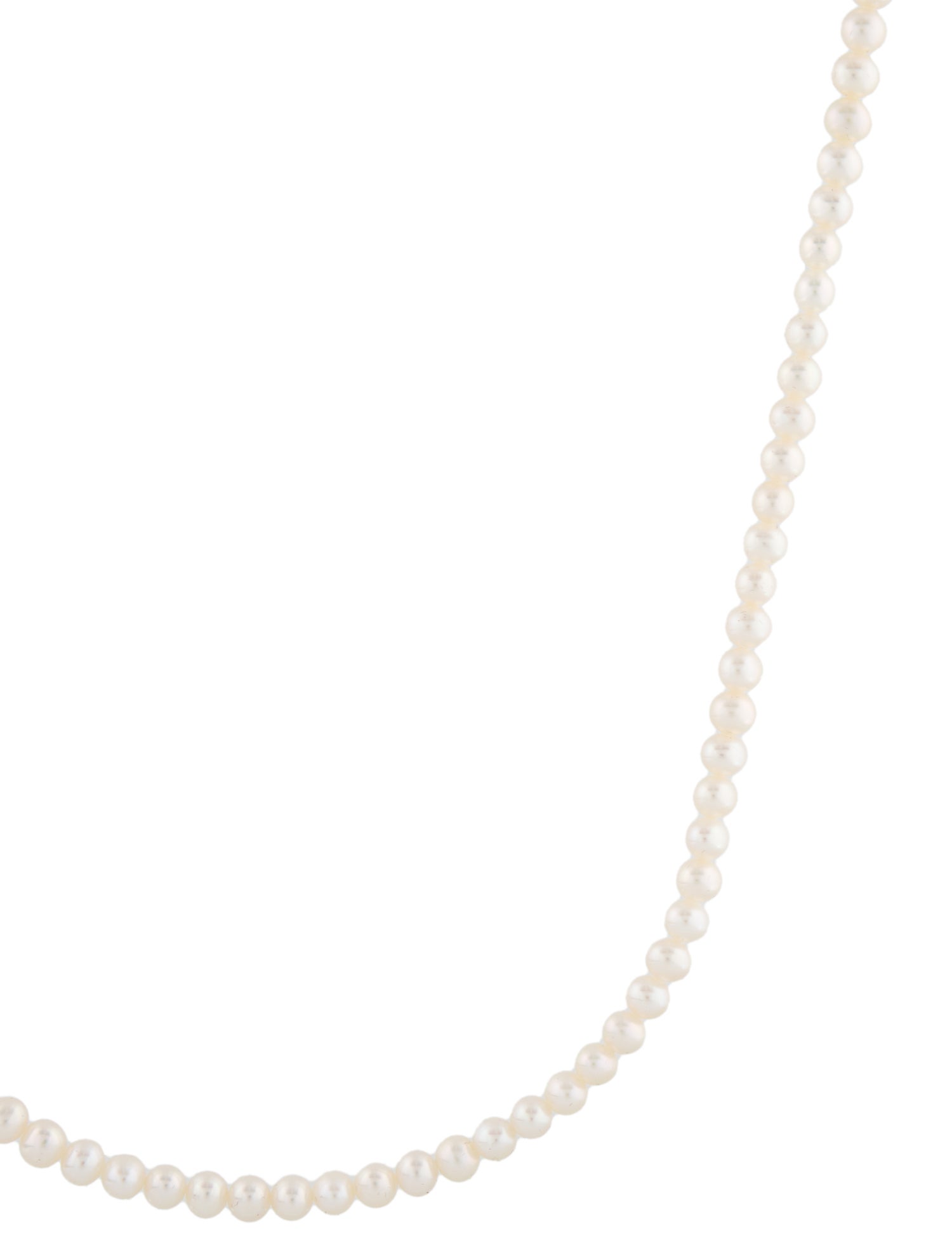 Necklace 14K Pearl Bead Strand Necklace