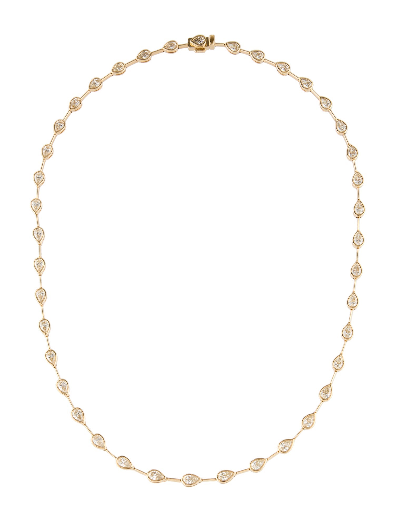 Necklace 18K 6.00ctw Diamond Station Collar