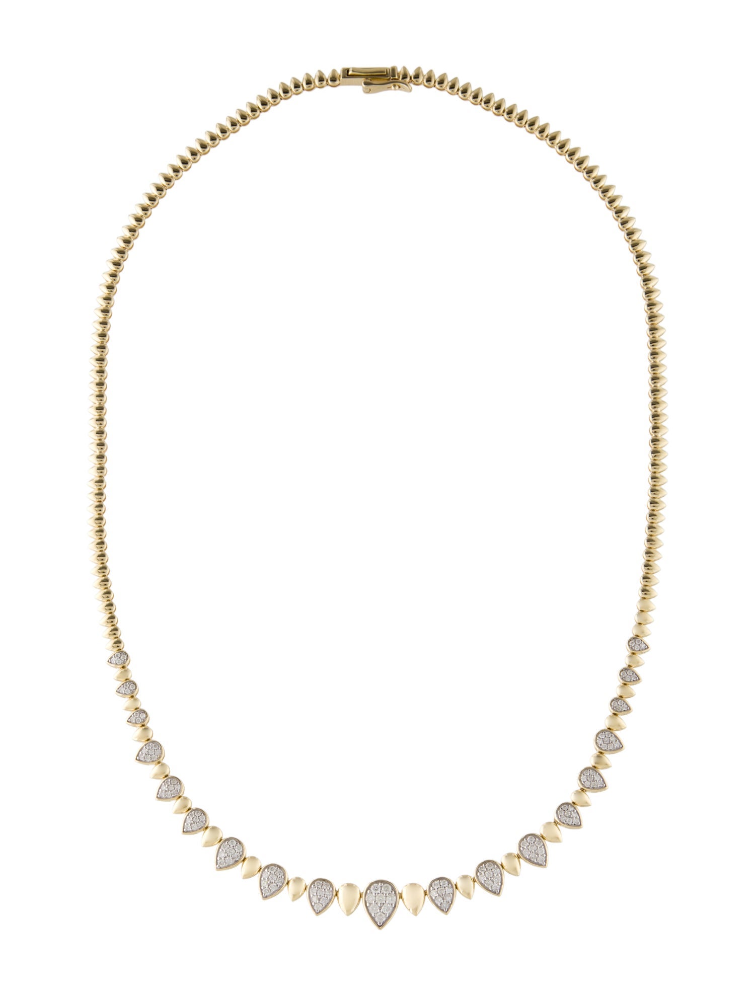 Necklace 14K 1.00ctw Diamond Collar