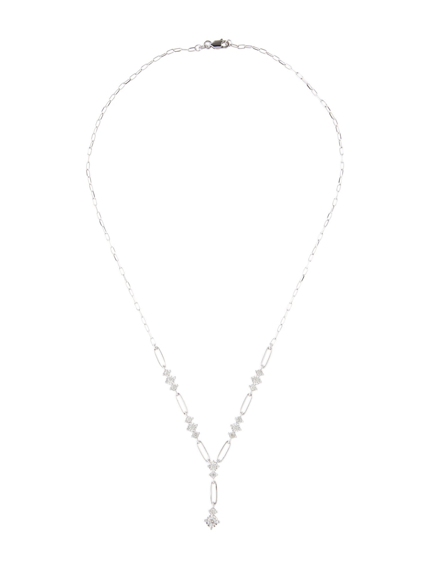 Necklace 14K Diamond Lavalier Necklace