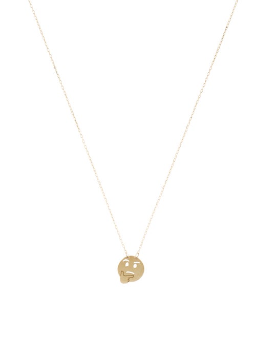 Necklace 14K Emoji Pendant Necklace