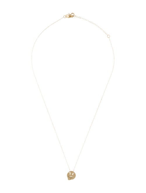 Necklace 14K Emoji Pendant Necklace