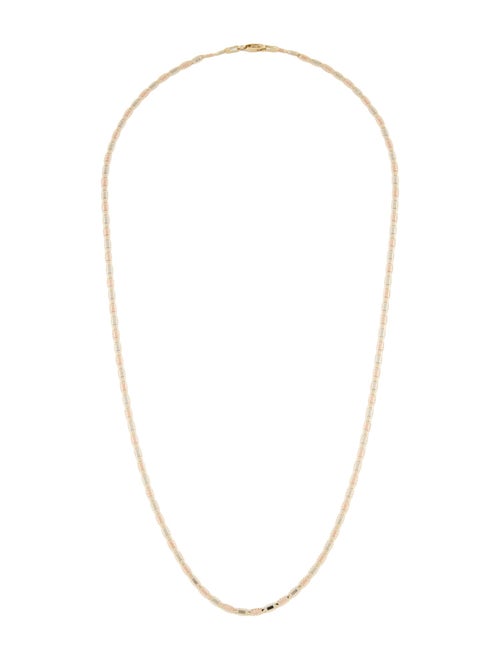 Necklace 14K Tri-Color Chain Necklace