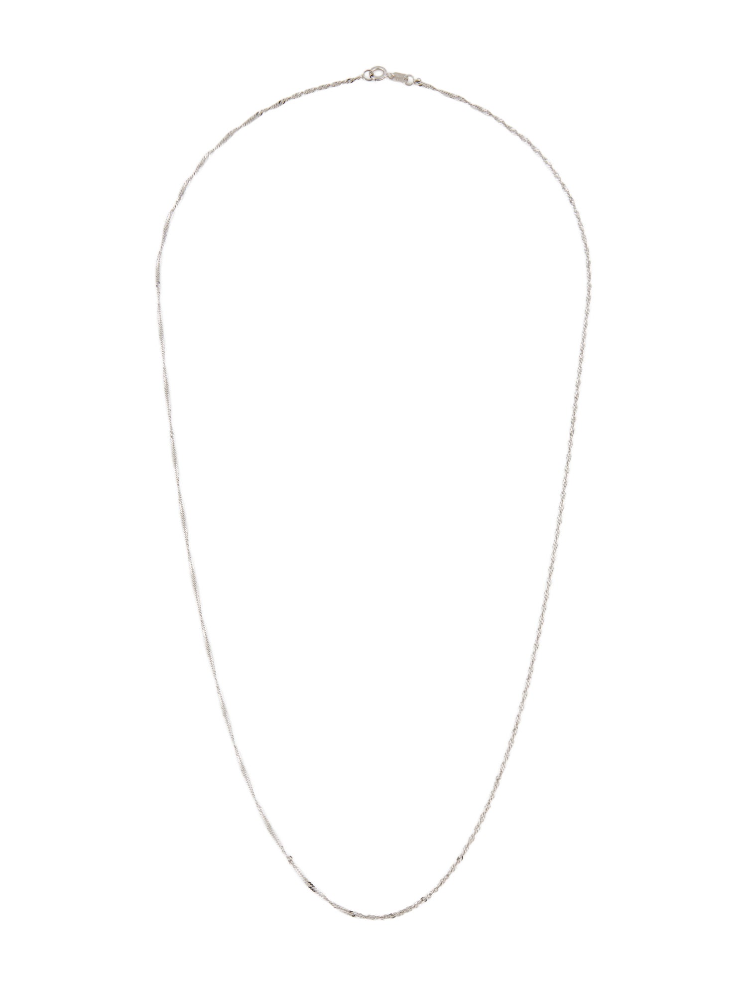 Necklace 14K Twisted Chain Necklace