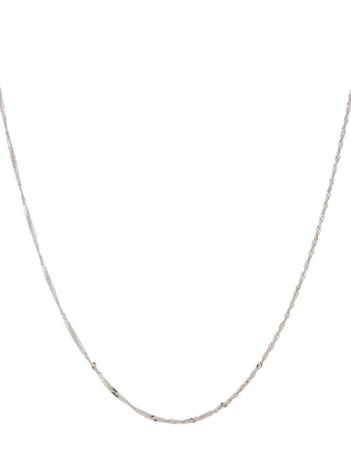 Necklace 14K Twisted Chain Necklace