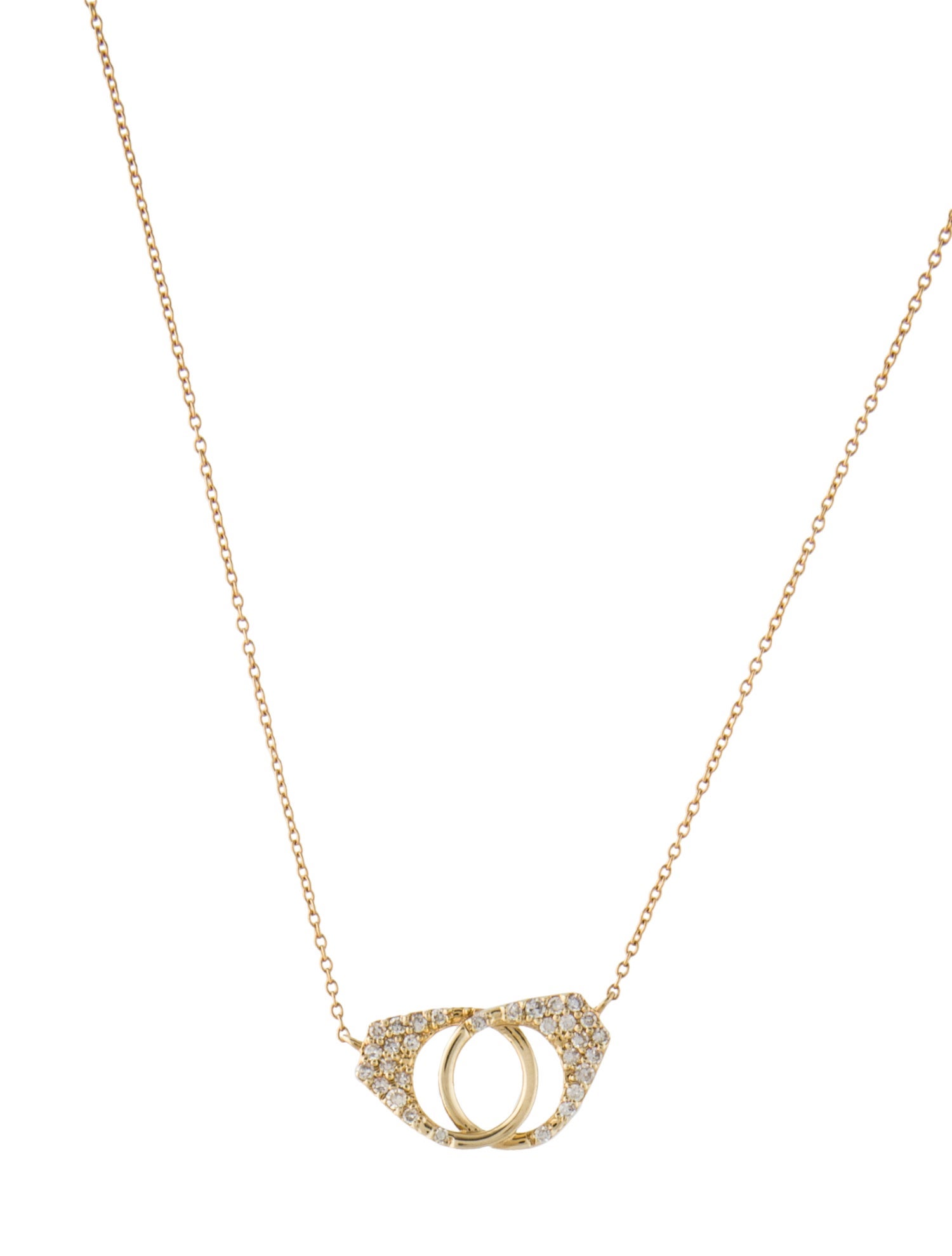 Necklace 14K Diamond Pendant Necklace
