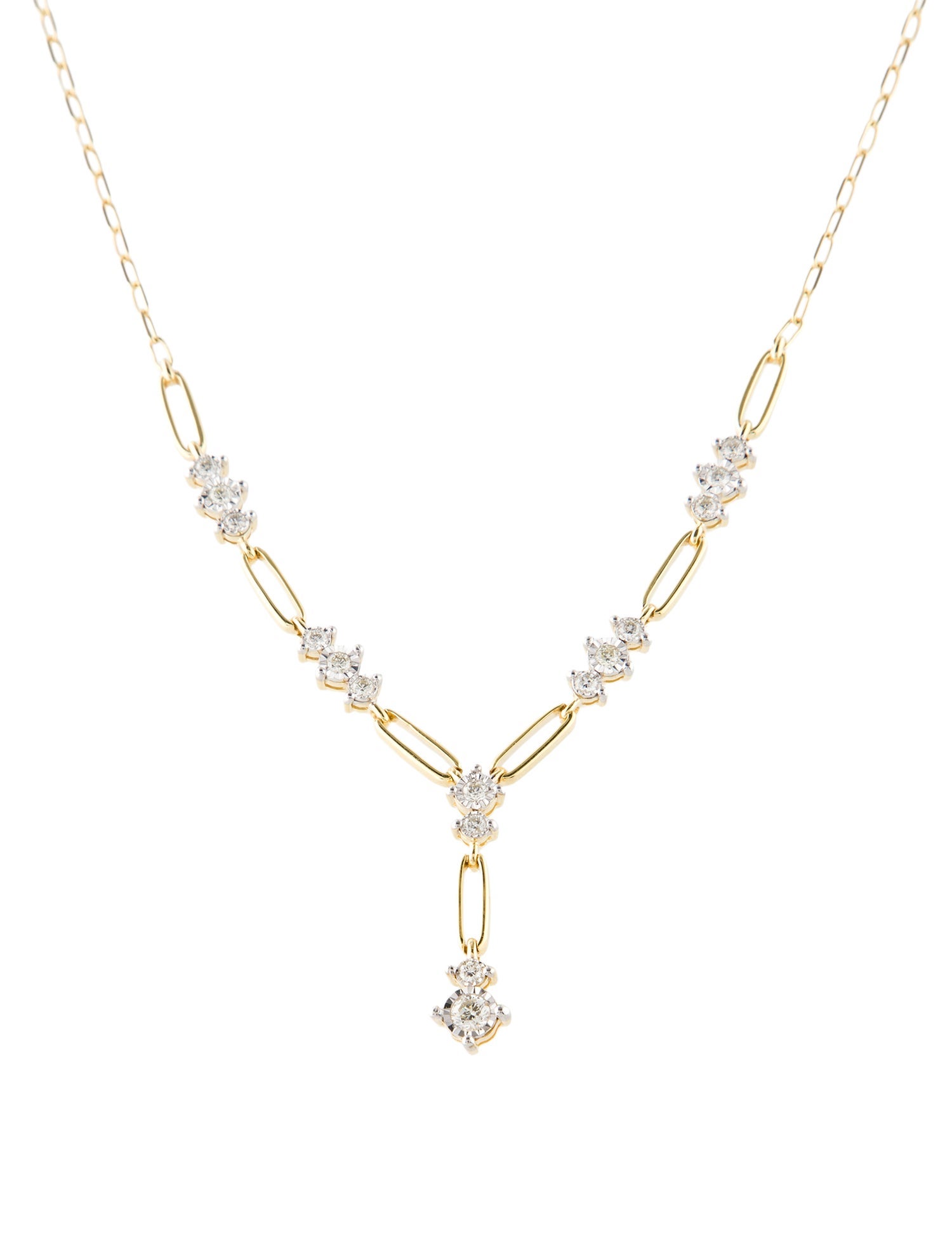 Necklace 14K Diamond Lavalier