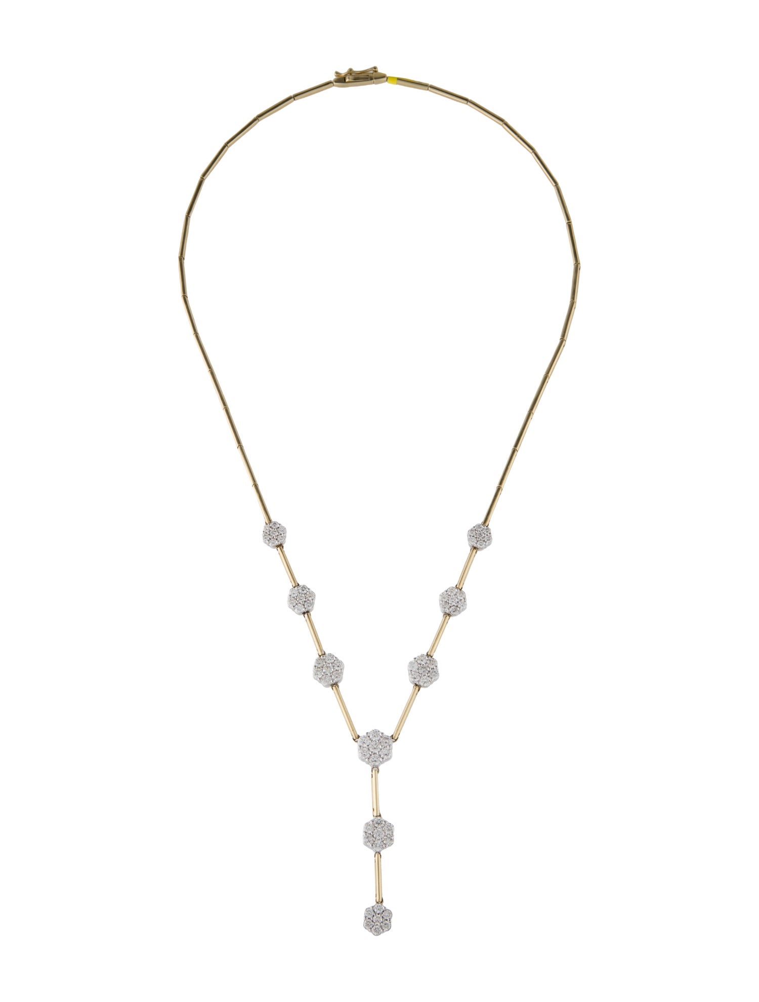 Necklace 14K 3.00ctw Diamond Lavalier Necklace