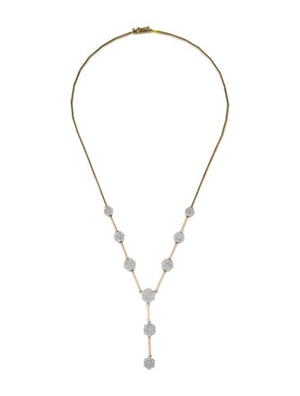 Necklace 14K 3.00ctw Diamond Lavalier Necklace