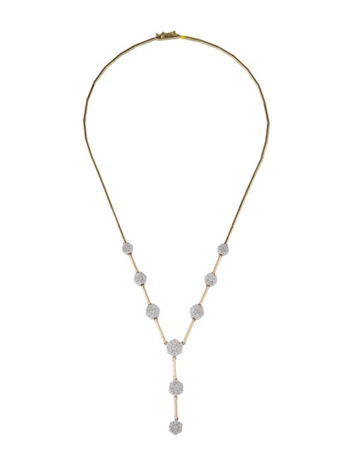 Necklace 14K 3.00ctw Diamond Lavalier Necklace