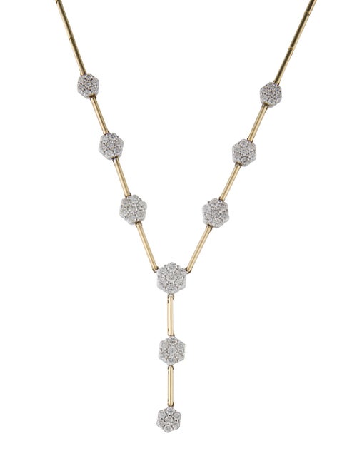 Necklace 14K 3.00ctw Diamond Lavalier Necklace