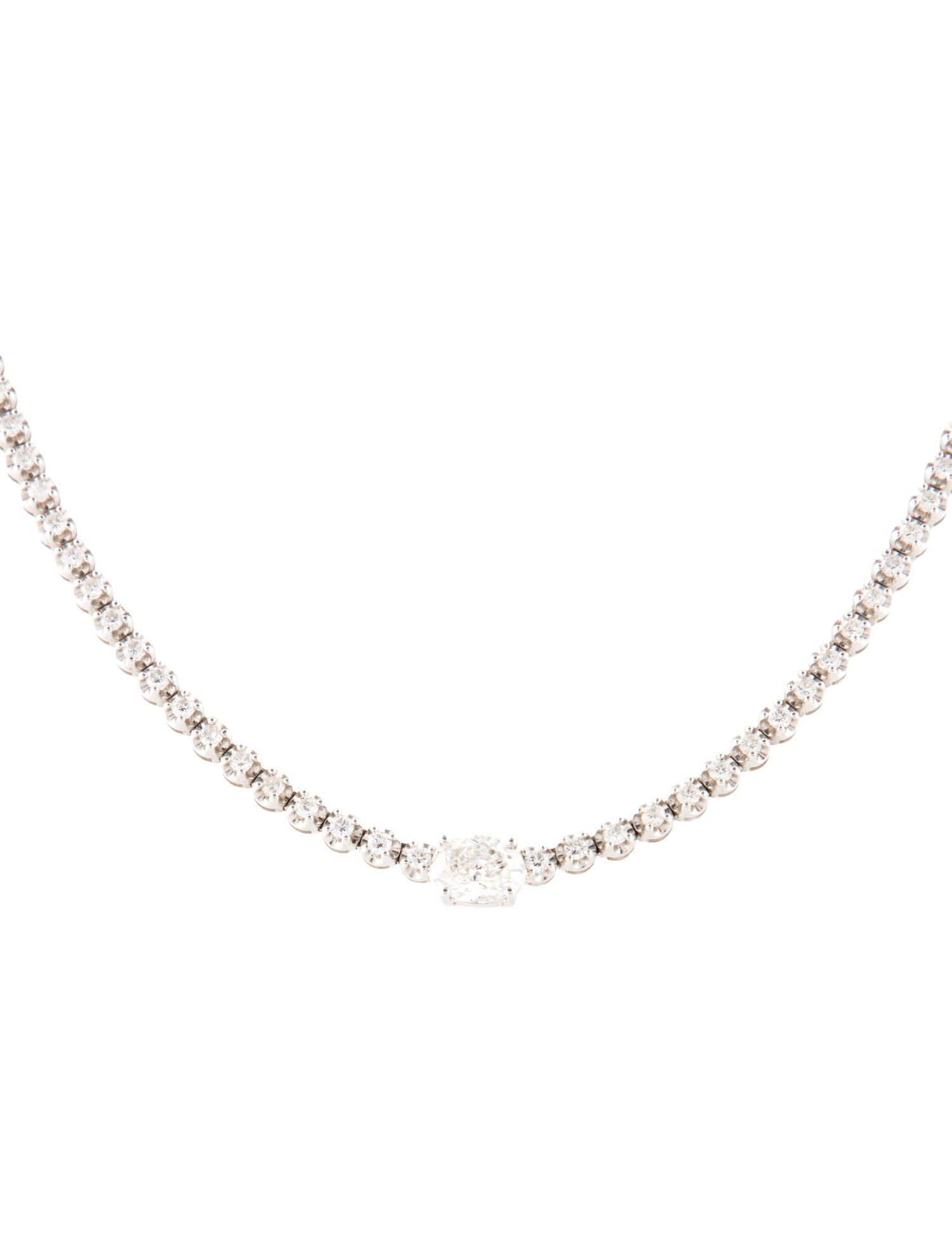 Necklace 14K 2.18ctw Diamond Tennis Necklace