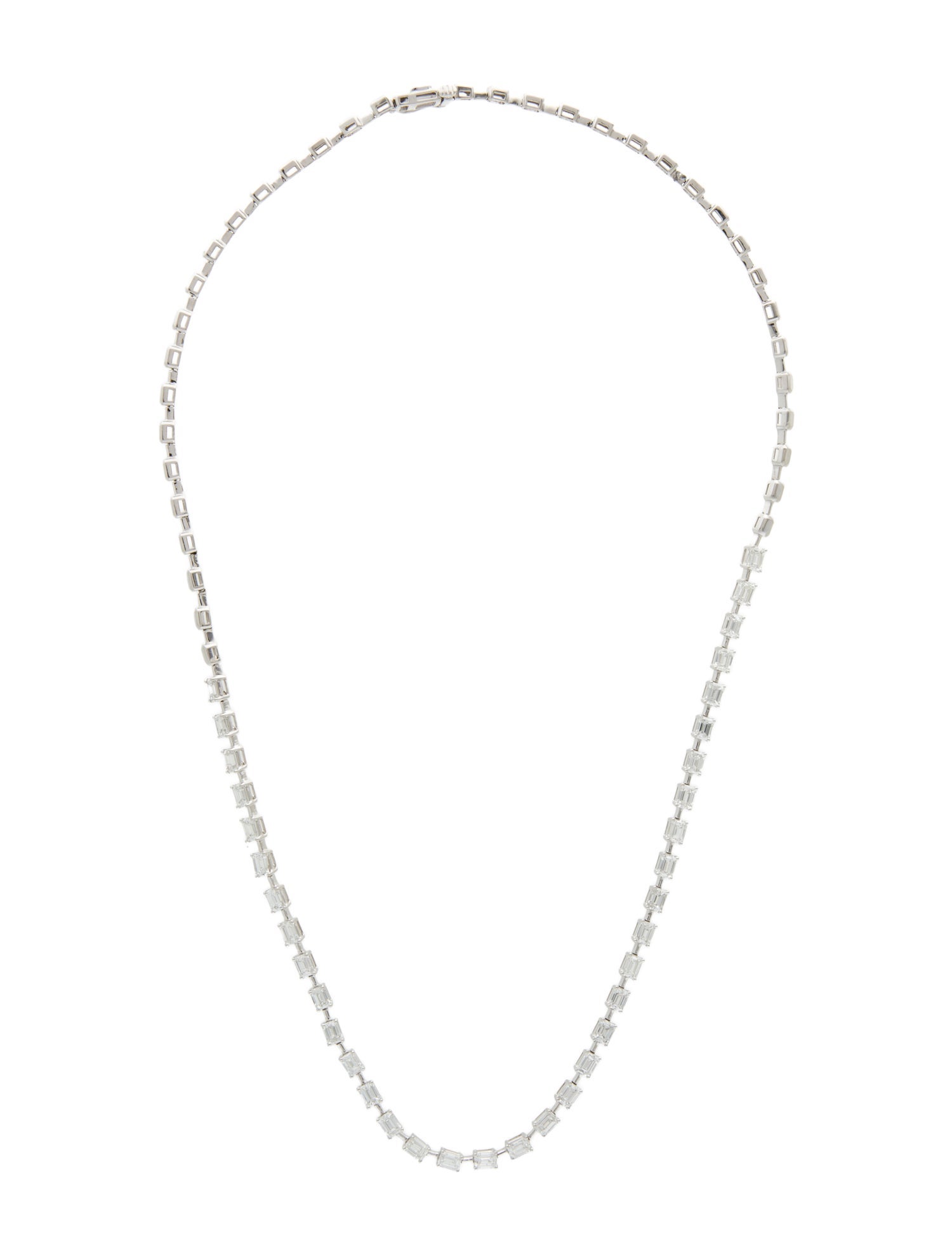 Necklace 14K 7.00ctw Diamond Bar Link Collar Necklace