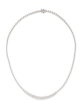 Necklace 14K 5.00ctw Lab-Grown Diamond Graduated Necklace