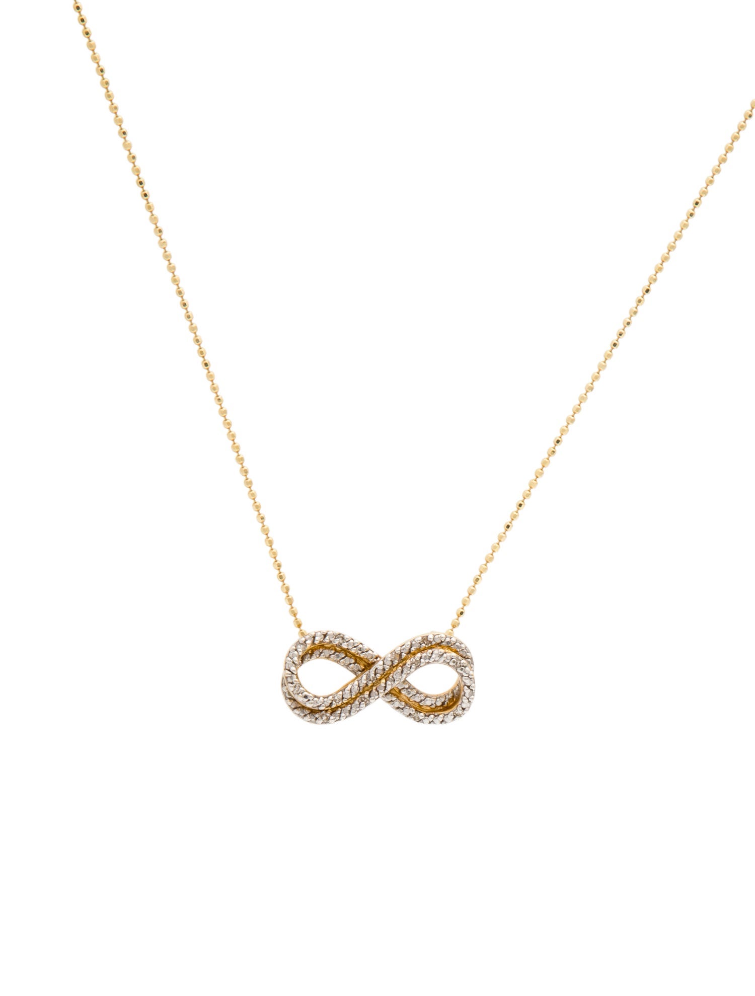 Necklace Diamond Infinity Pendant Necklace