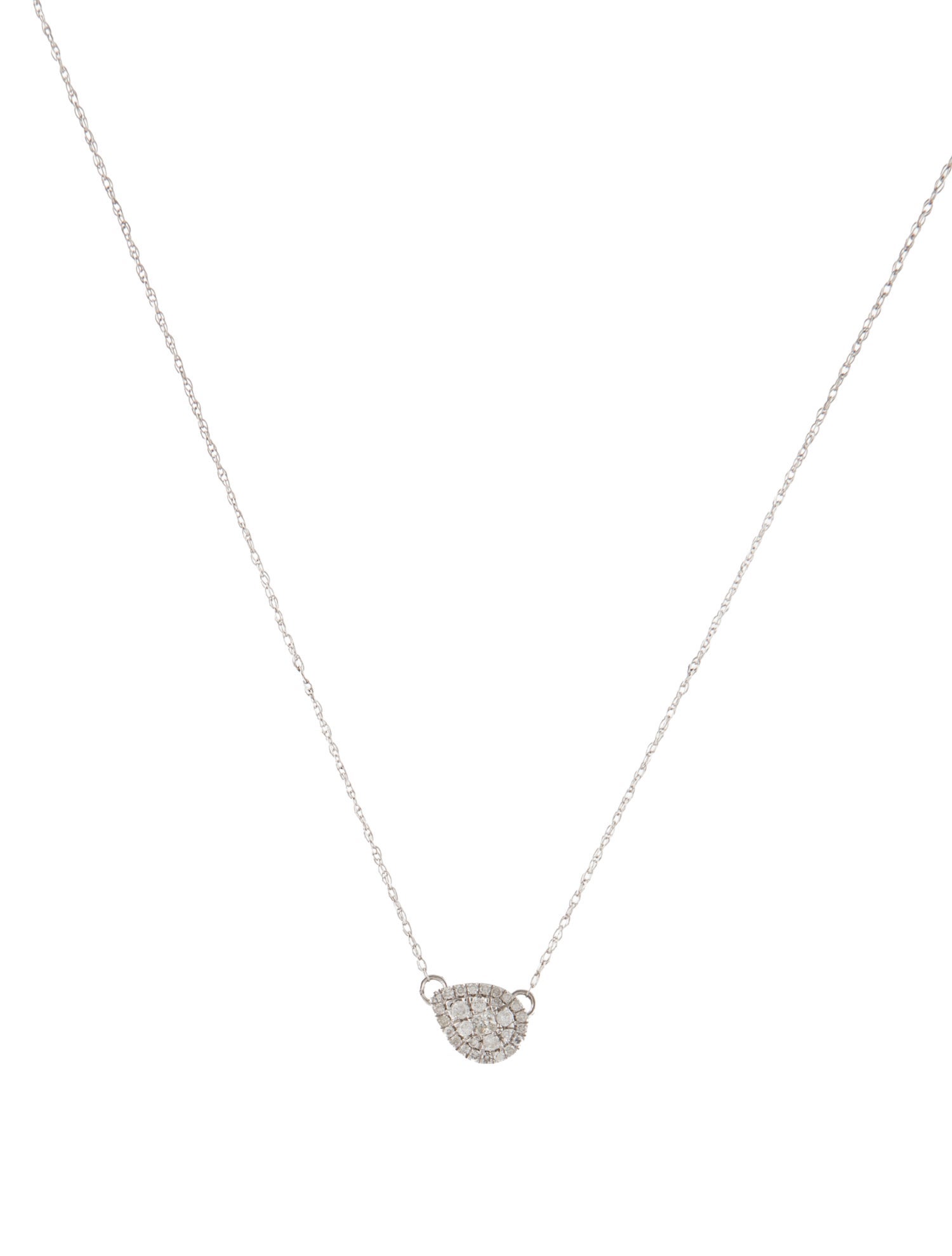 Necklace 10K Diamond Pendant Necklace