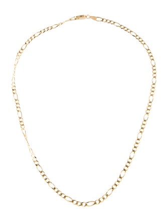 Necklace 10K Figaro Chain Necklace
