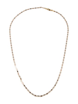 Necklace Tri-Tone Mariner Link Chain Necklace