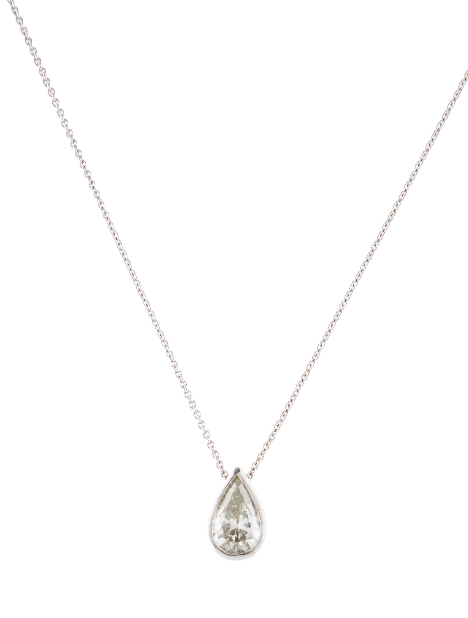 Necklace 14K 1.45ct Diamond Pendant
