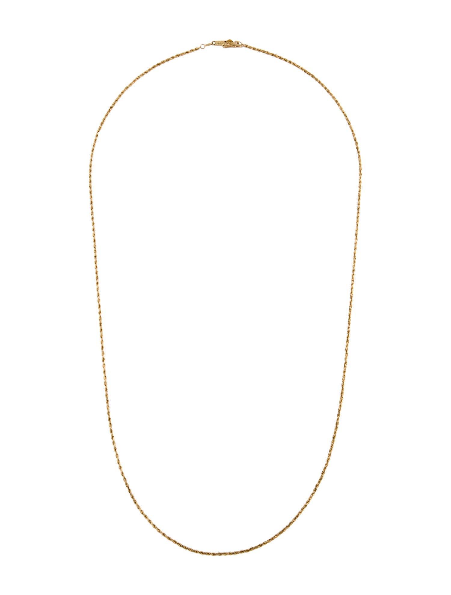 Necklace 14K Rope Chain Necklace