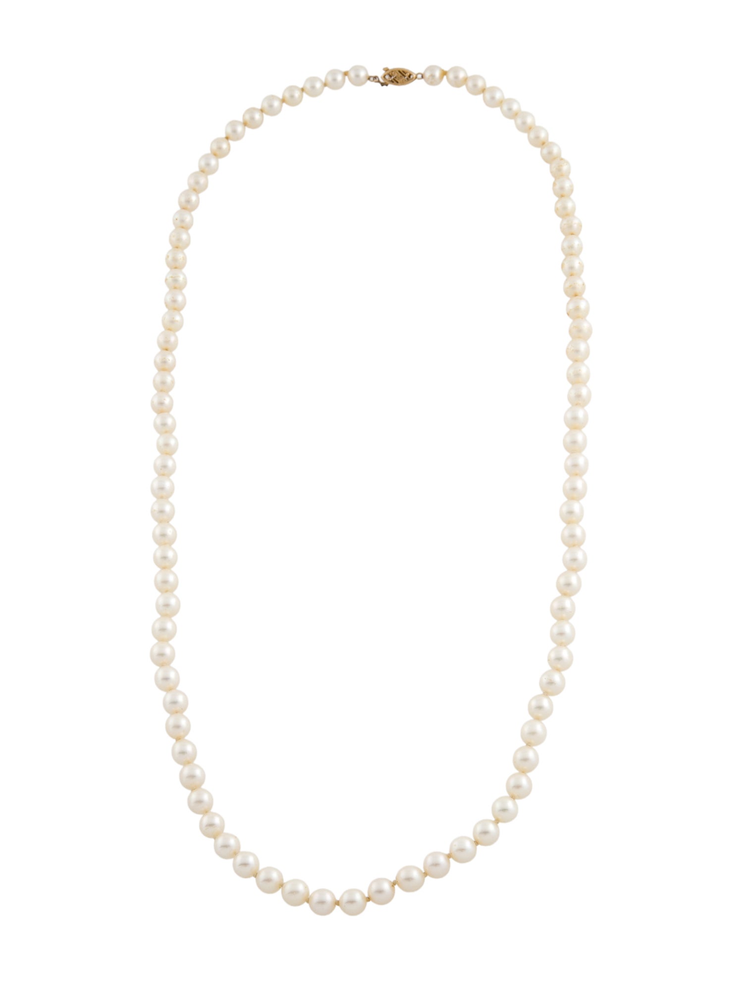 Necklace 14K Pearl Strand Necklace