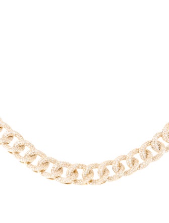 Necklace 14K 13.00ctw Diamond Link Necklace