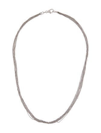 Necklace 14K Multistrand Chain Necklace