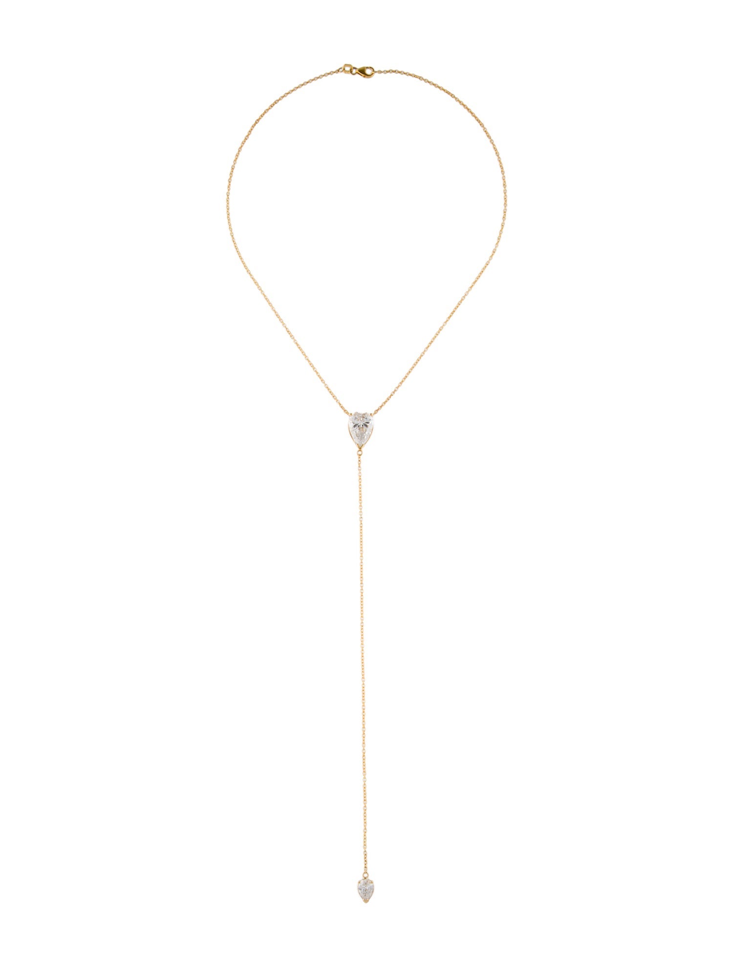Necklace 14K 4.34ctw Lab-Grown Diamond Lavalier Necklace