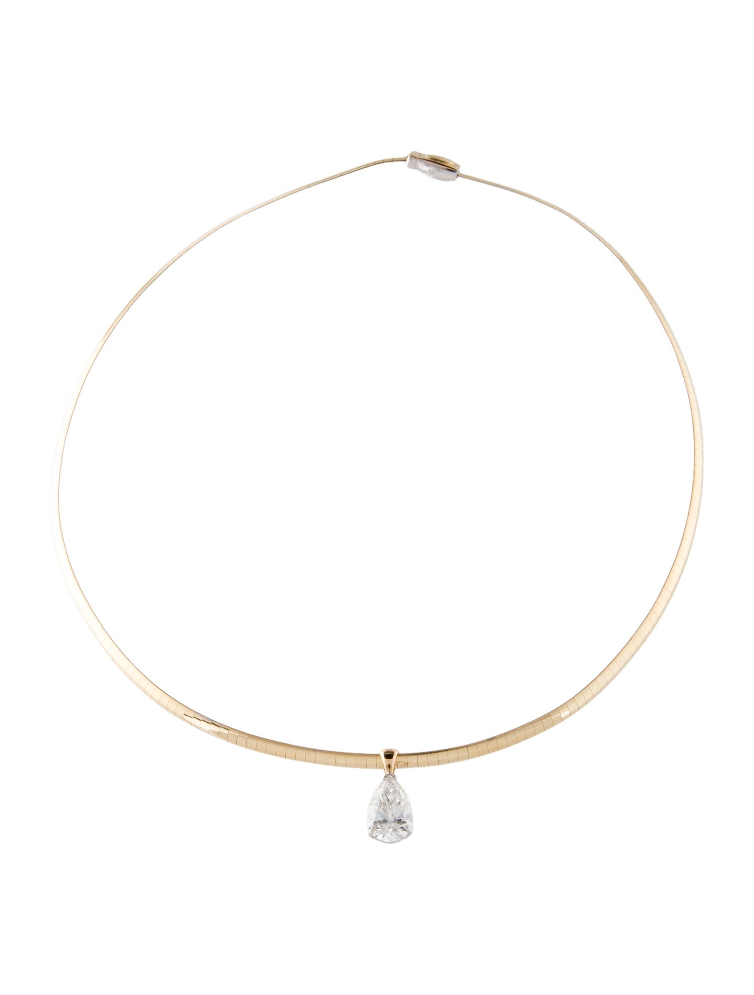 Necklace 14K 3.23ct Lab-Grown Diamond Collar Necklace