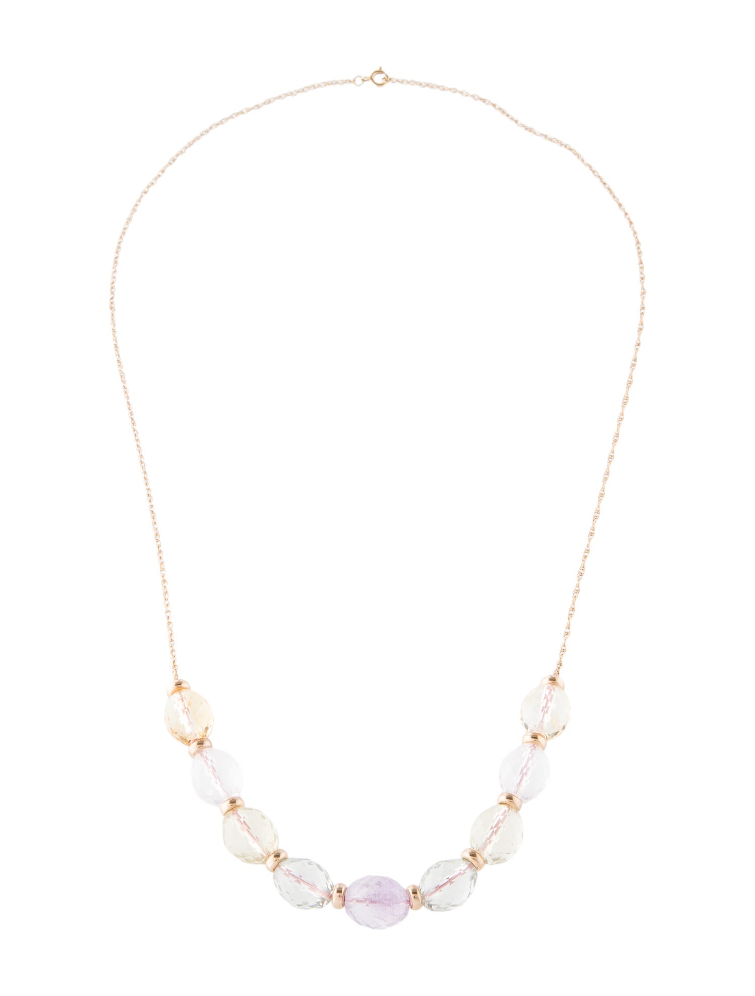 Necklace 14K Bead Strand Necklace