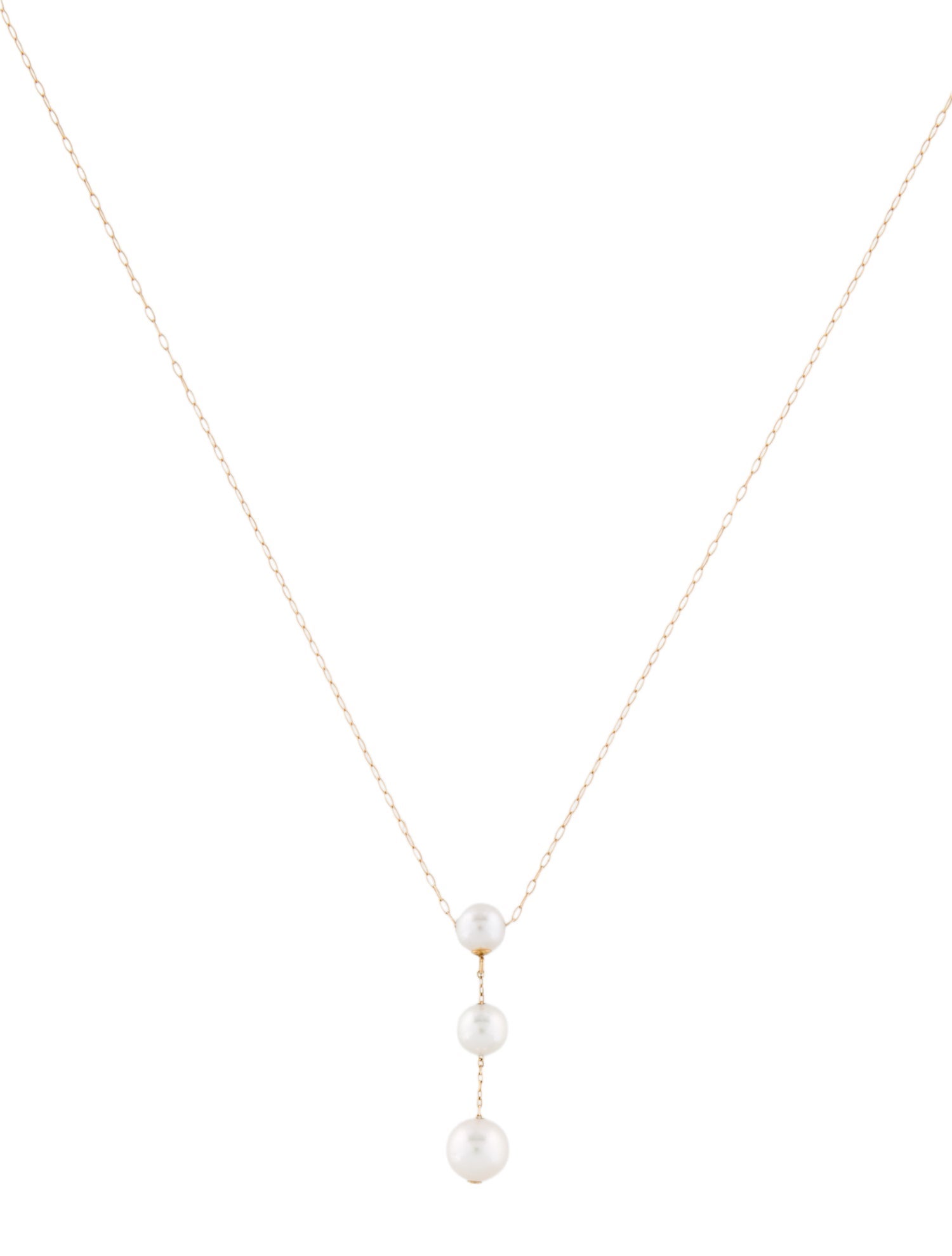 Necklace 18K Pearl Lavalier
