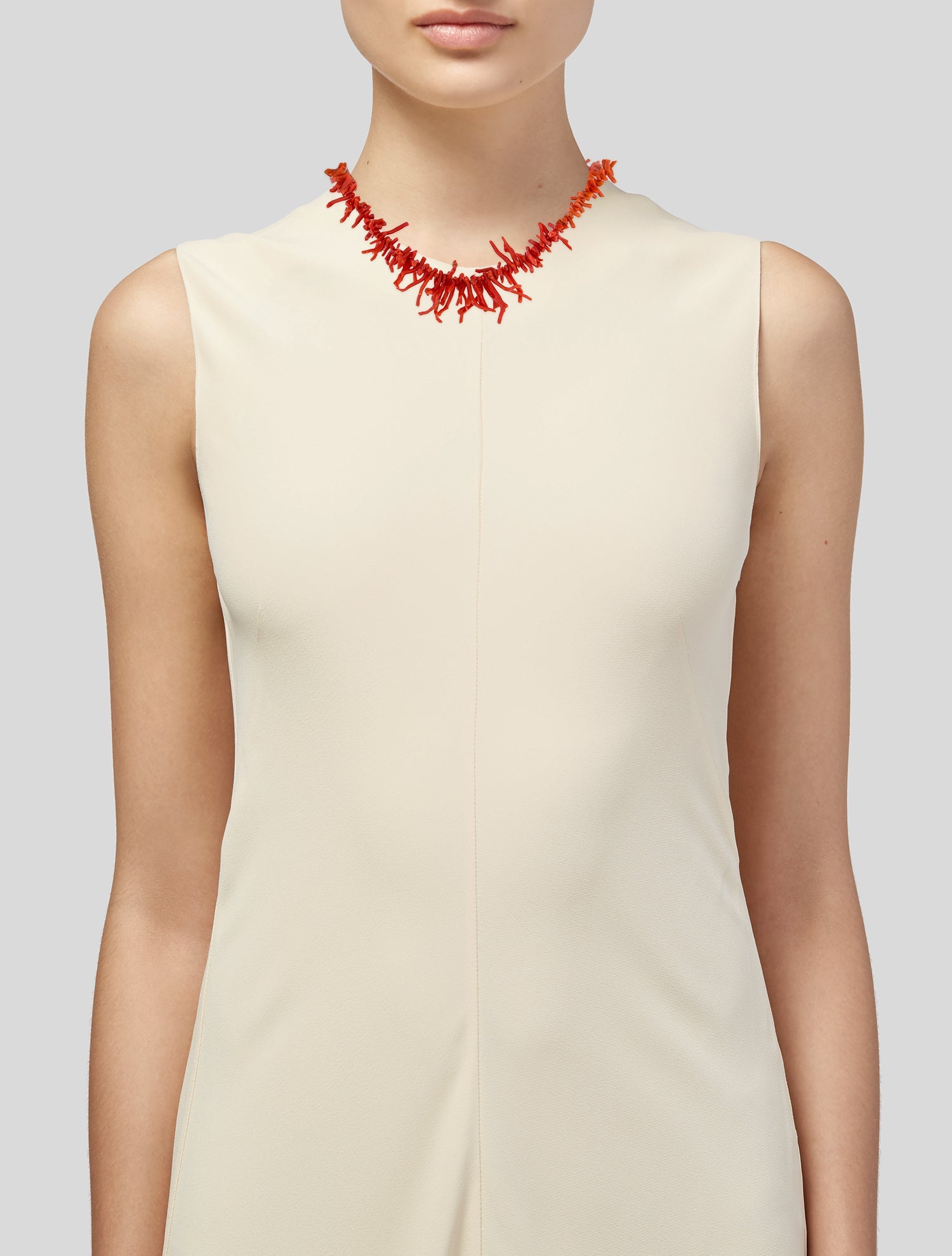 Necklace 18K Coral Strand