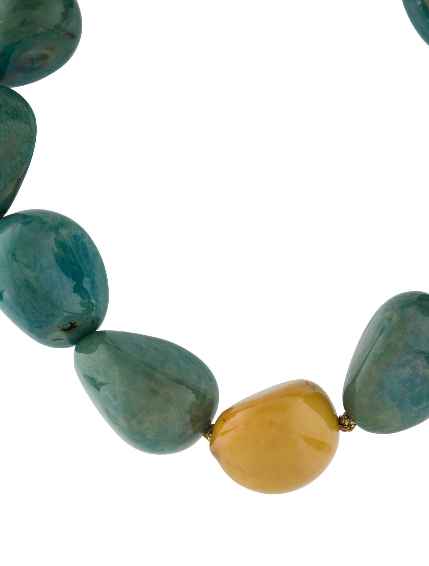 Necklace Resin Statement Beaded Collar