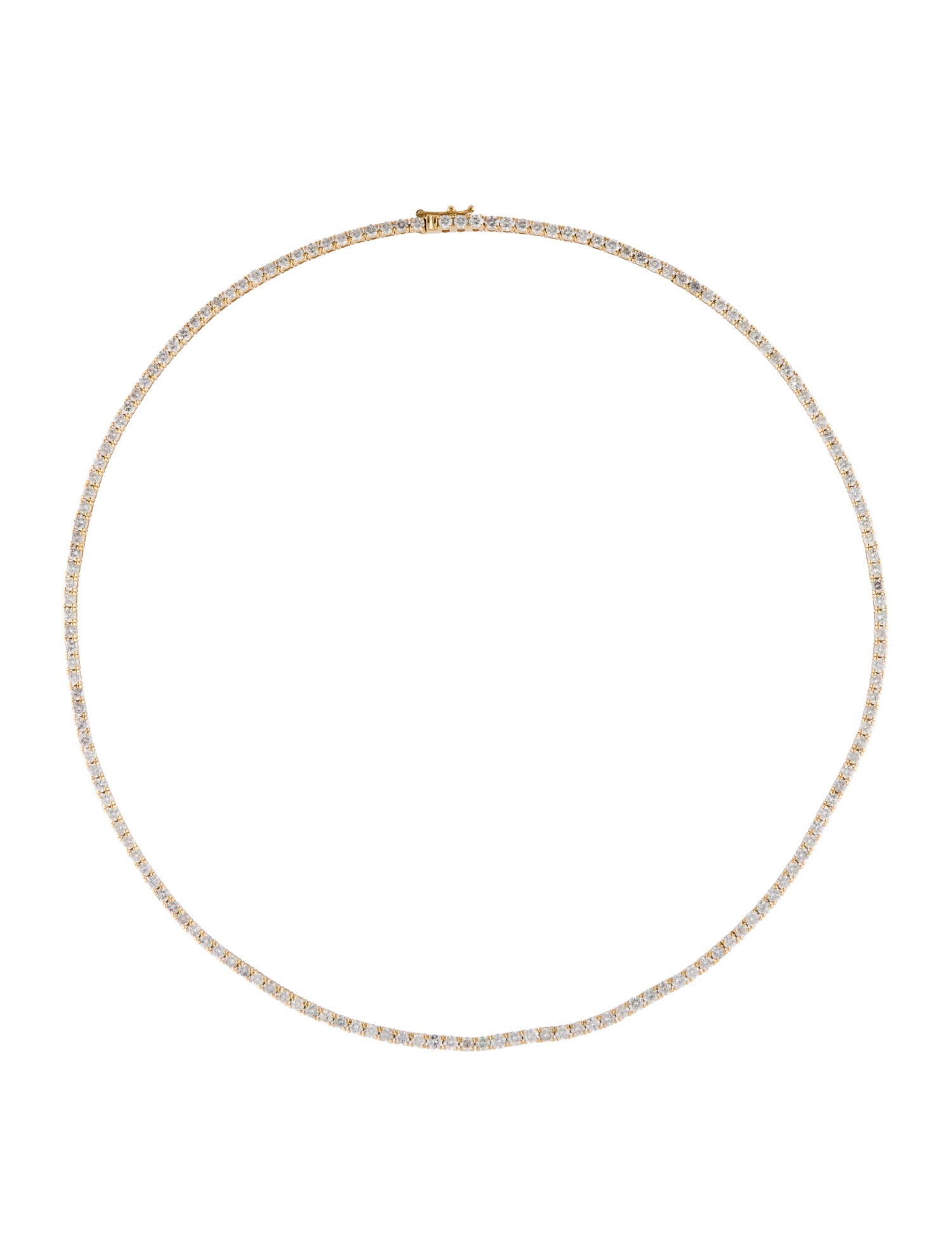 Necklace 14K 9.72ctw Diamond Tennis Necklace