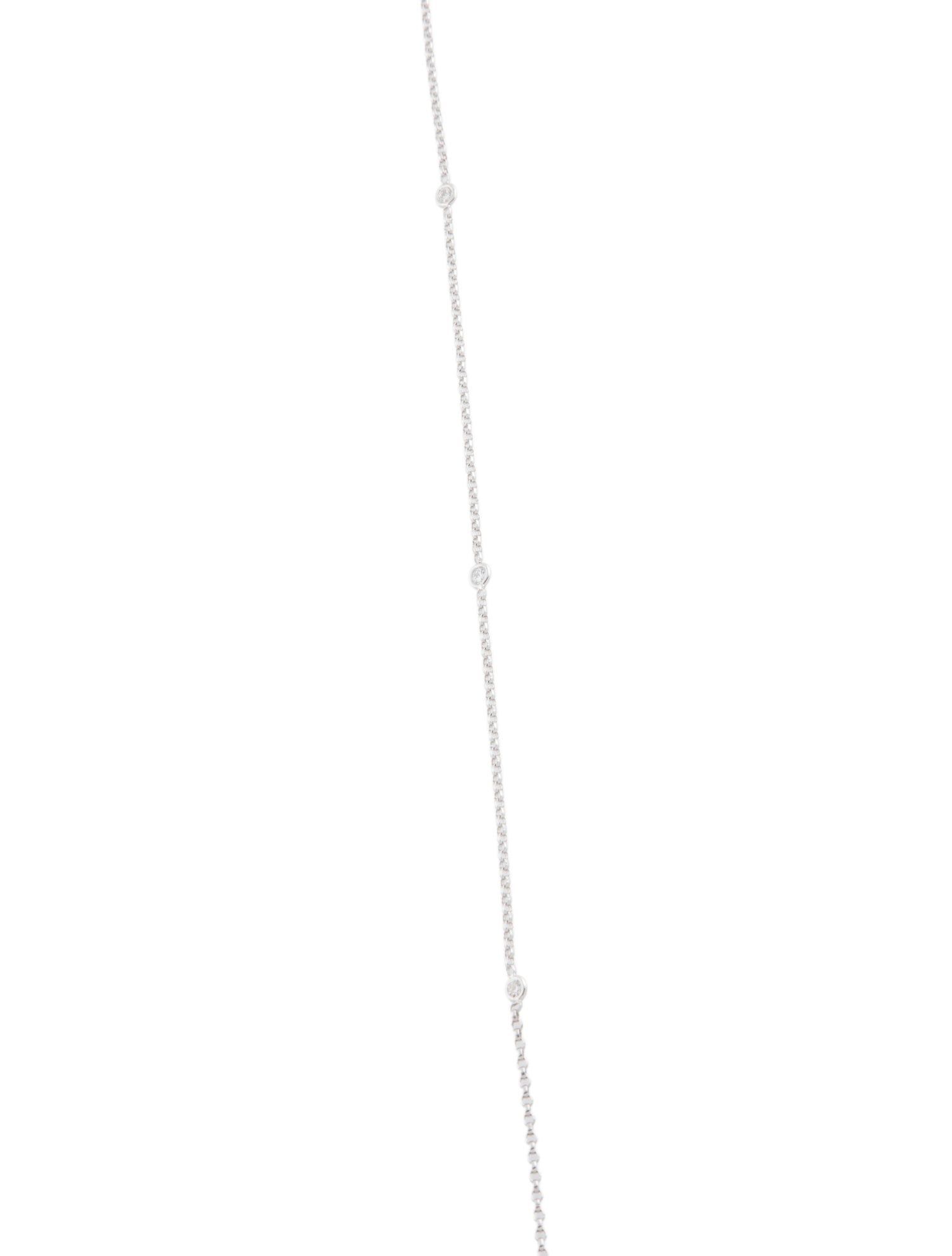 Necklace 18K Diamond Station Necklace
