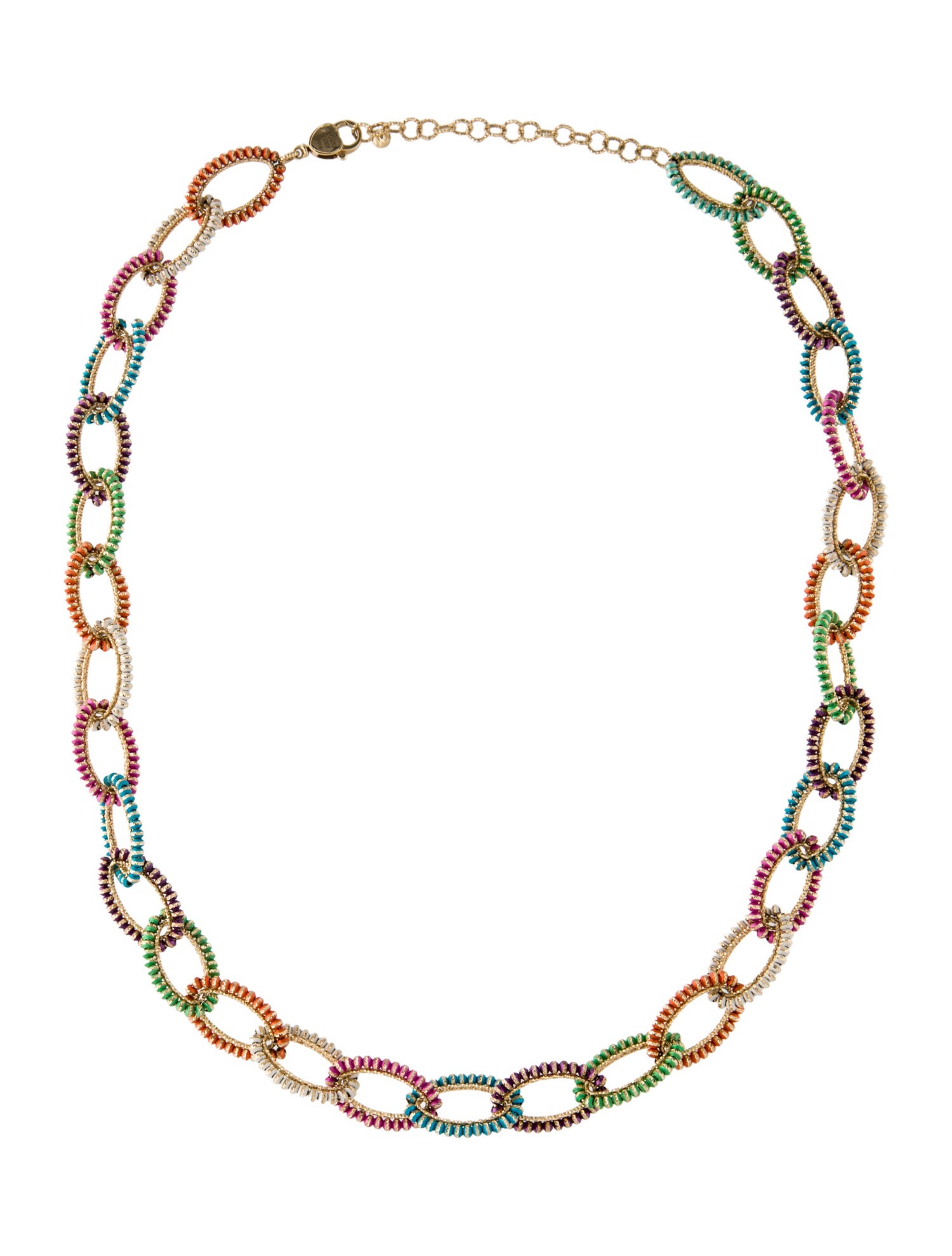 Necklace 14K Multicolor Chain