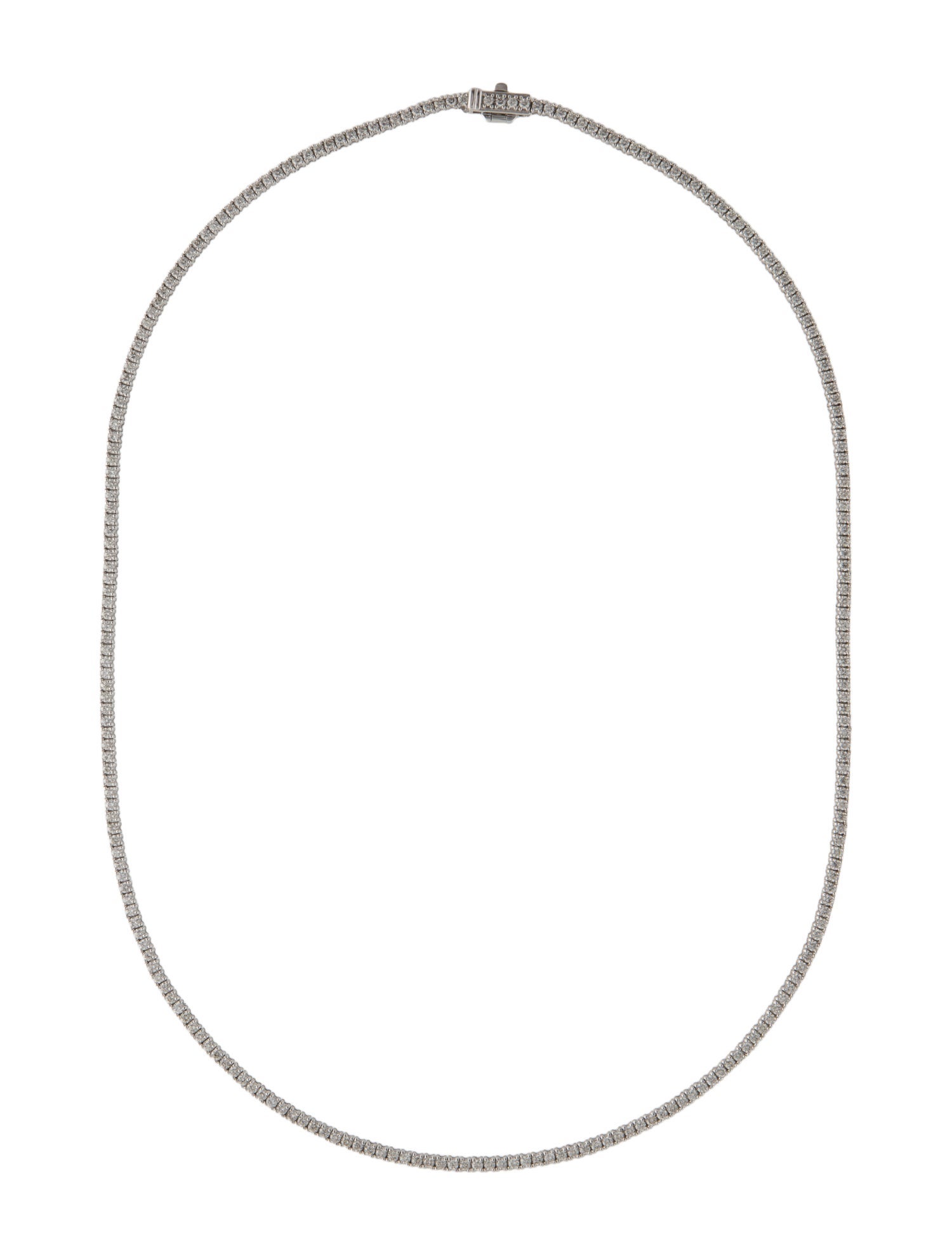 Necklace 14K 3.16ctw Diamond Tennis Necklace