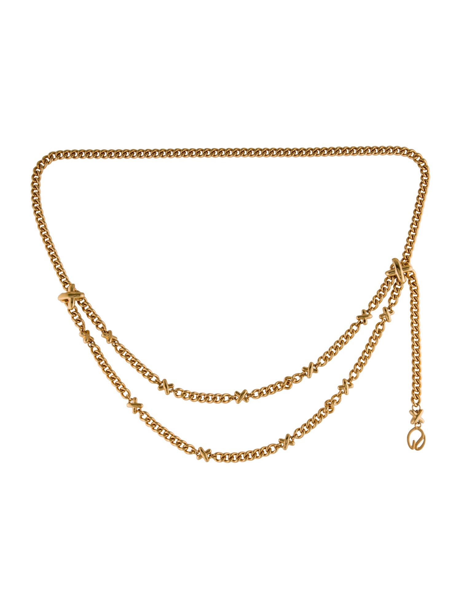 St. John Skinny Metal Waist Belt