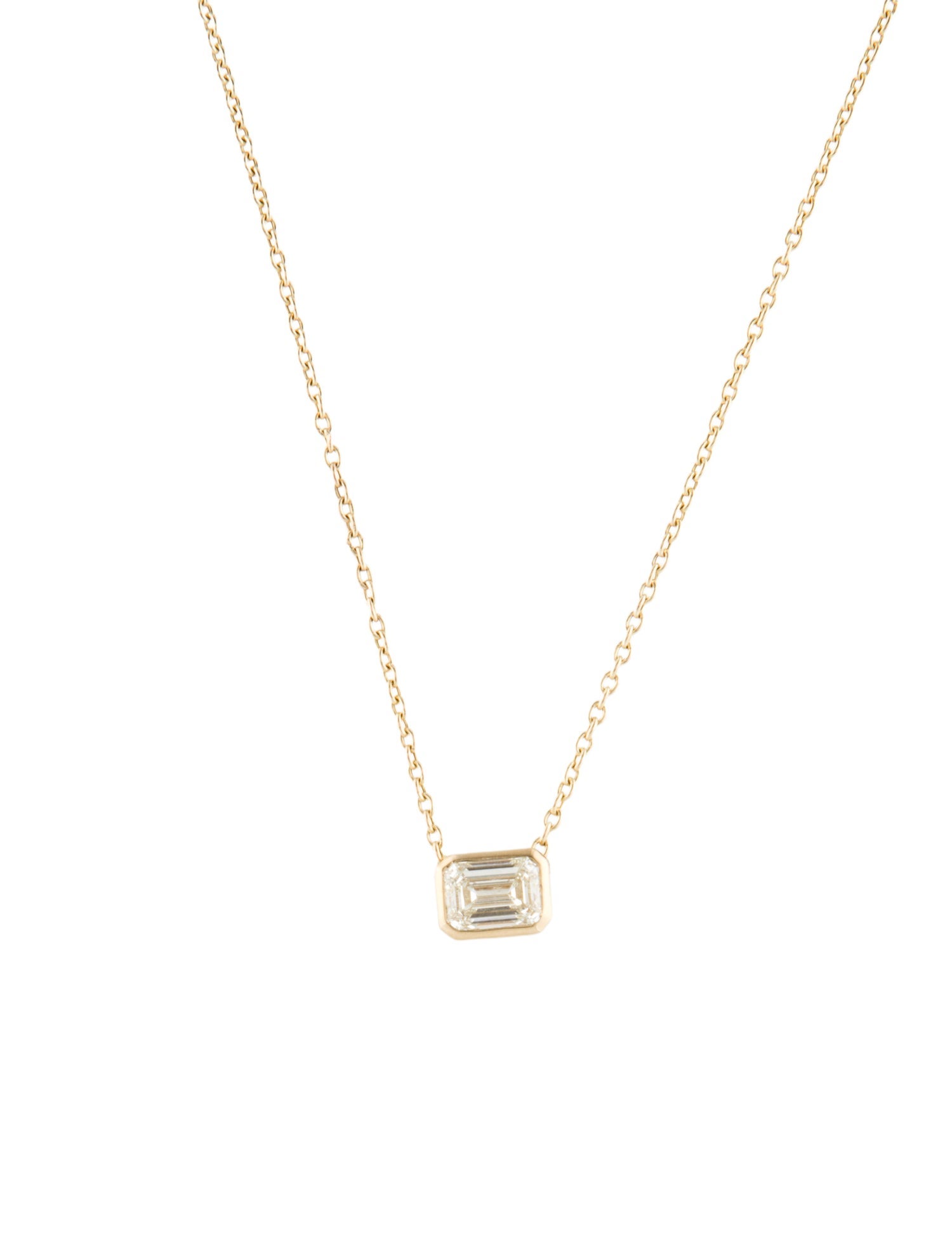 Necklace 14K 1.20ctw Diamond Pendant Necklace