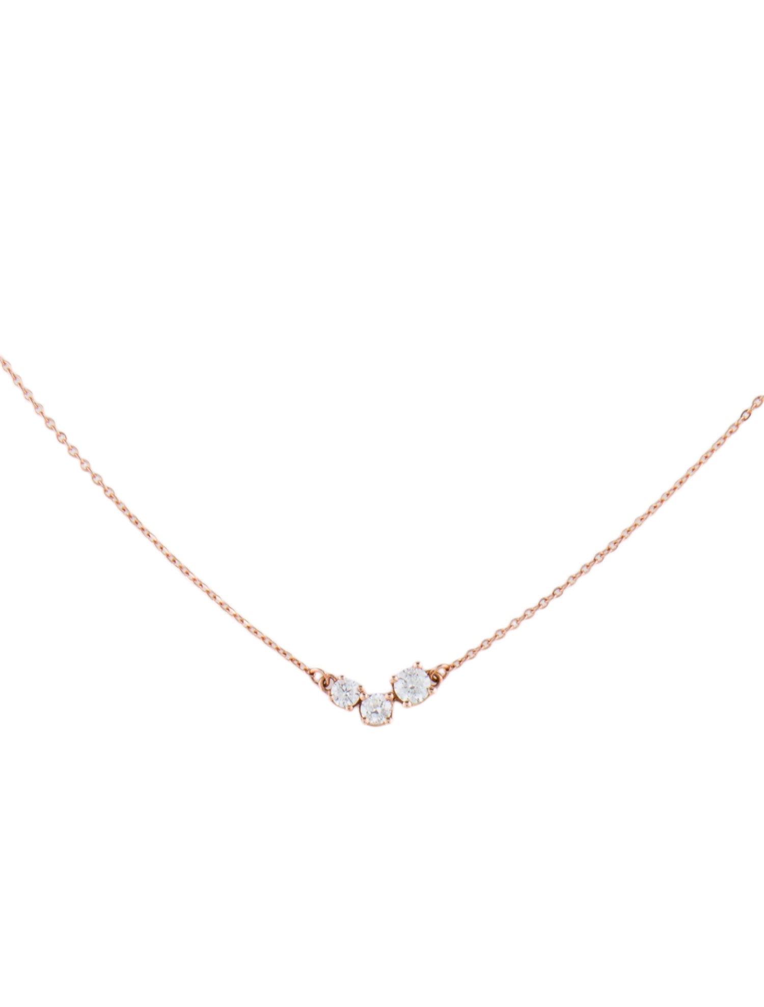 Necklace 14K Diamond Station