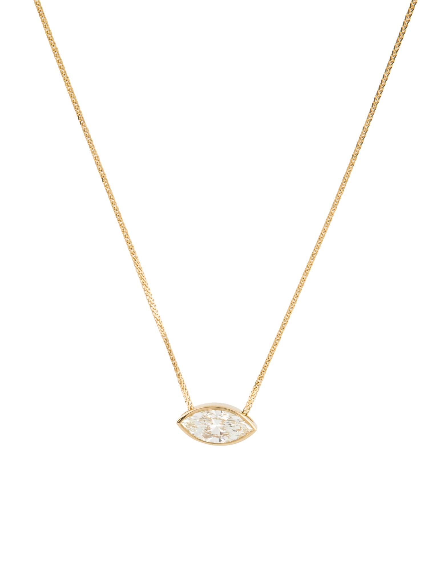 Necklace 14K 1.51ctw Diamond Pendant Necklace