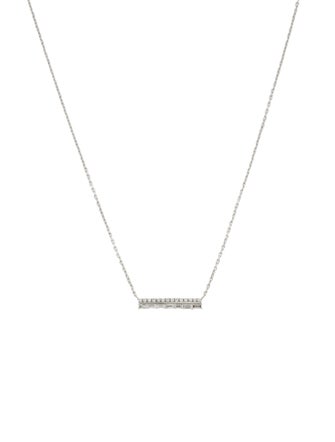 Necklace 14K Diamond Bar Pendant Necklace