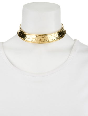 Necklace 18K Hammered Choker