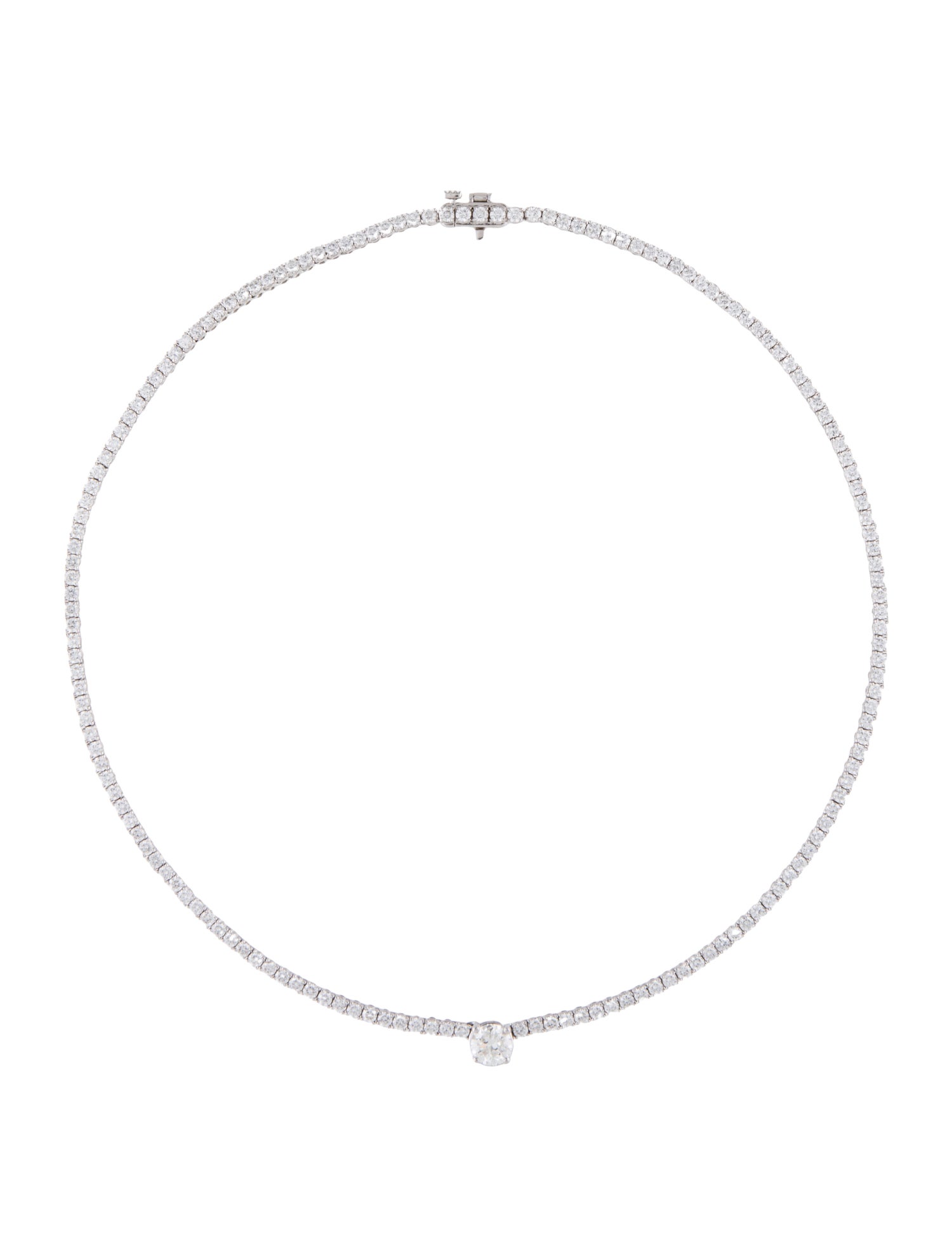 Necklace 14K 7.30ctw Diamond Collar Necklace
