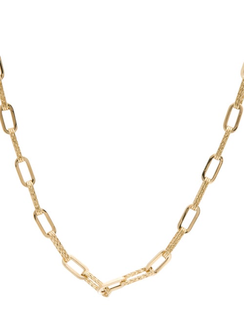 Necklace 14K Paperclip Link Chain Necklace
